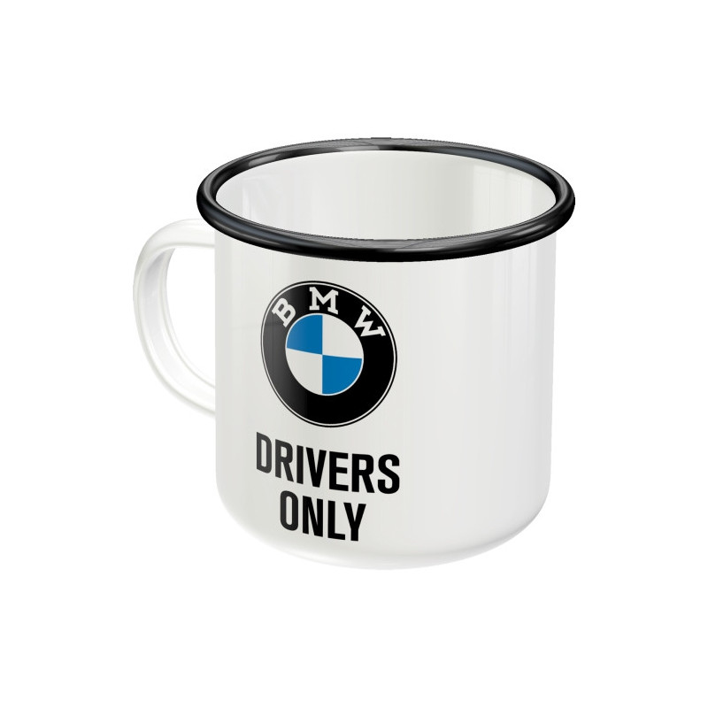 BMW Emaill-Becher Drivers Only - Nostalgic-Art
