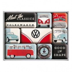 VW Magnet-Set Meet The Classics - Nostalgic-Art