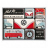 VW Magnet-Set Meet The Classics - Nostalgic-Art