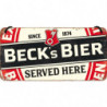 Beck´s Bier Hängeschild - Nostalgic-Art