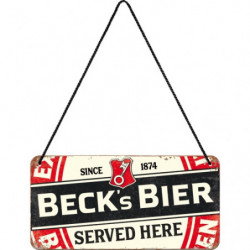Beck´s Bier Hängeschild - Nostalgic-Art