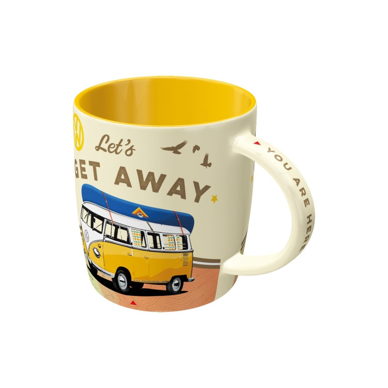 VW Tasse Bulli Let's Get Away - Nostalgic-Art