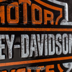 Harley-Davidson Blechschild Parking Only (01) - Nostalgic-Art