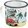 VW Emaille-Becher Bulli Beach - Nostalgic-Art