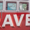 VW Hängeschild Let's Travel - Nostalgic-Art