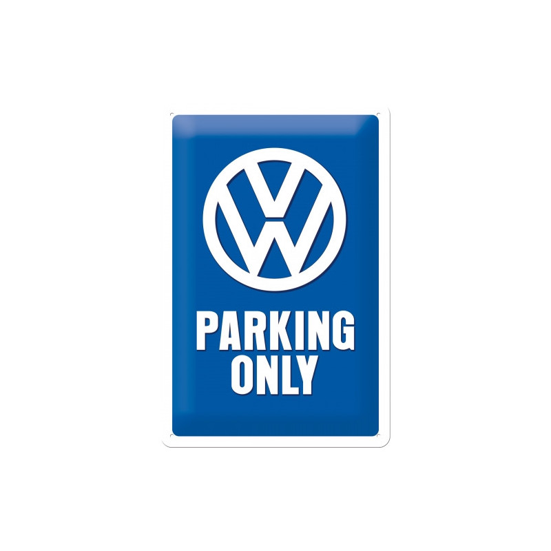 VW Blechschild Parking Only - Nostalgic-Art