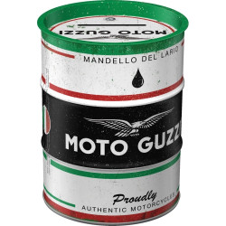 Moto Guzzi Spardose Ölfass Italian Motorcycle Oil - Nostalgic-Art