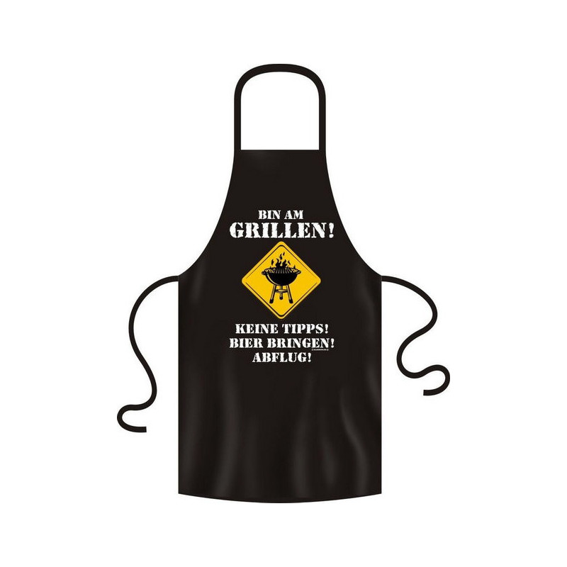 Grillschürze Bin am Grillen Kochschürze - RAHMENLOS® Grillschürze Bin am Grillen Kochschürze - RAHMENLOS®