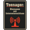 Blechschild Teenager - RAHMENLOS® 3735