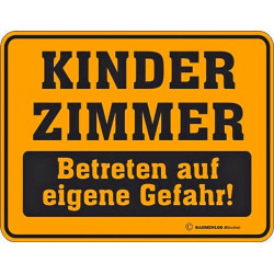 Blechschild Kinderzimmer - RAHMENLOS® 3026