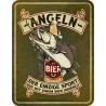 Blechschild Angeln der einzige Sport - RAHMENLOS® 3904
