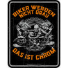 Kühlschrankmagnet Biker werden nicht grau Magnet - RAHMENLOS®