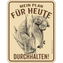 Kühlschrankmagnet Mein Plan...