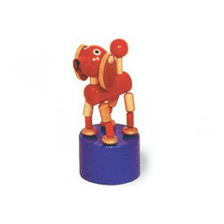 Drücktier Hund, Holz