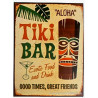 Blechschild Tiki Bar - 30x40 cm