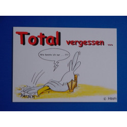 Total vergessen... Emma-Postkarte