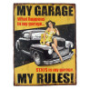 Blechschild My Garage Pin Up Girl (F02)