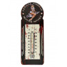 Blechschild mit Thermometer Lethal Threat Pin Up Girl