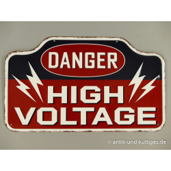Blechschild High Voltage