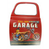 Blechschild Autotür Garage Pin Up Girl