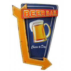 Blechschild Beer Bar