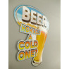 Blechschild Beer Cold One