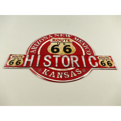 Blechschild Historic Route 66