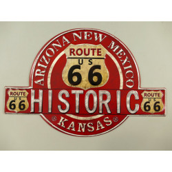 Blechschild Historic Route 66