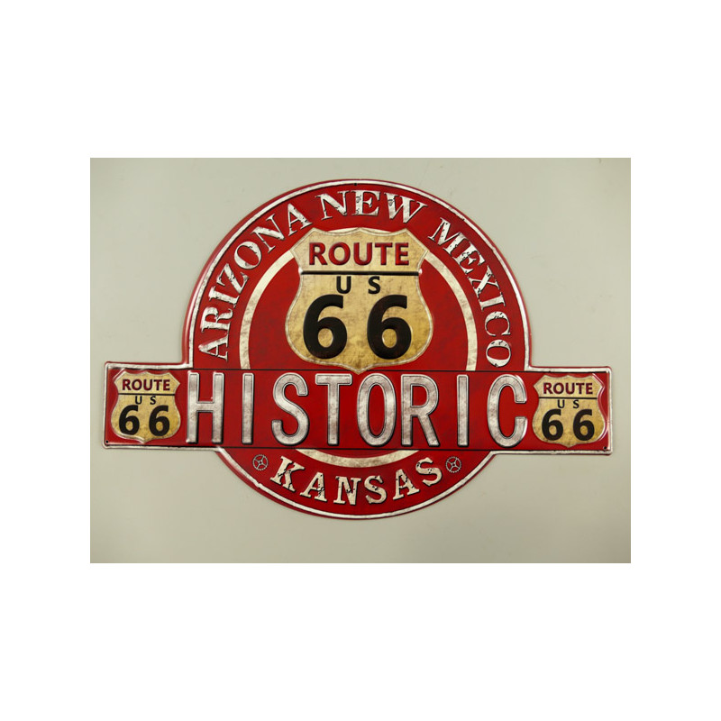 Blechschild Historic Route 66