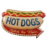 Blechschild Hot Dogs