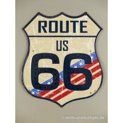 Blechschild Route 66 - C43