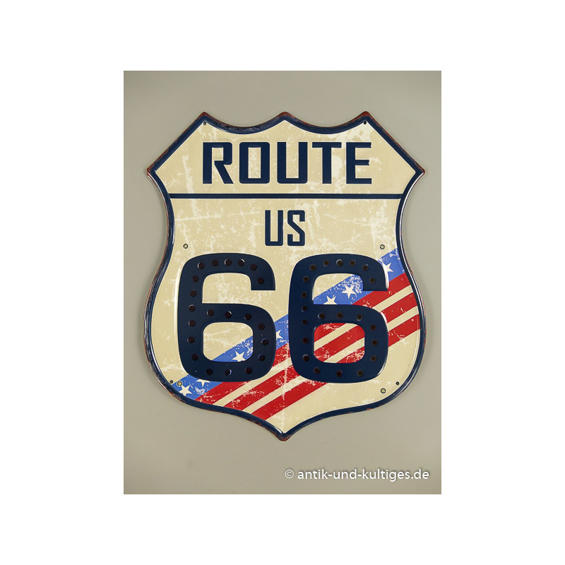 Blechschild Route 66 - C43