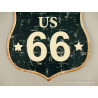 Blechschild Route 66 US