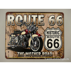 Blechschild Route 66 - A20