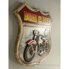Blechschild Route 66 Born to Ride