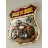 Blechschild Route 66 Born to Ride