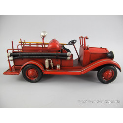 Feuerwehrauto Oldtimer Blechmodell 25 cm