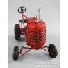 Traktor rot Blechmodell 17 cm