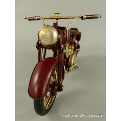 Motorrad rot Blechmodell 29 cm