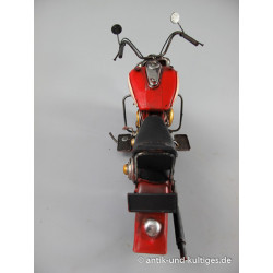 Motorrad Motor Cycle rot Blechmodell 36 cm