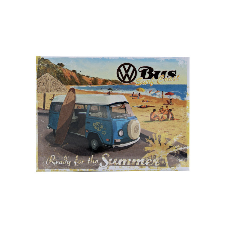VW Magnet Bulli Ready for the Summer - Nostalgic Art