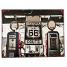 Blechschild Route 66 Tankstelle