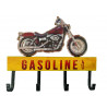 Garderobenhaken Gasoline Motorrad