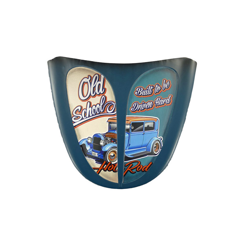 Blechschild Motorhaube Old School Hot Rod Blechschild Motorhaube Old School Hot Rod