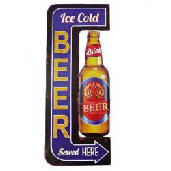 Blechschild Ice Cold Beer (02)