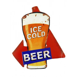 Blechschild Ice Cold Beer (01)