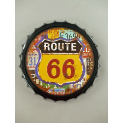 Blechschild Route 66...