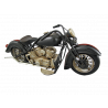 Motorrad schwarz Blechmodell 28 cm