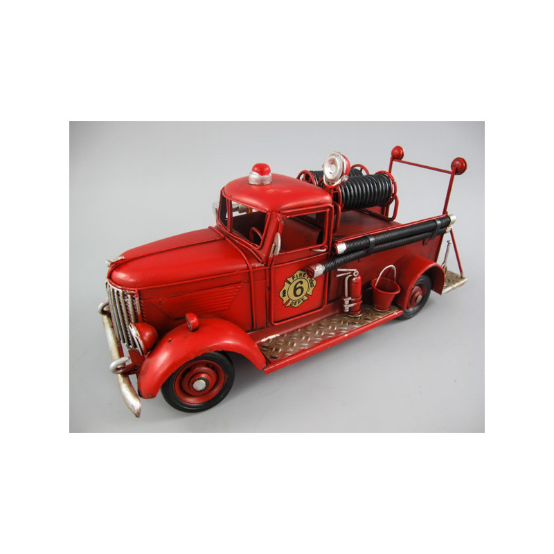 Feuerwehrauto Oldtimer Blechmodell 30 cm