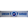 Straßenschild Simson Garage